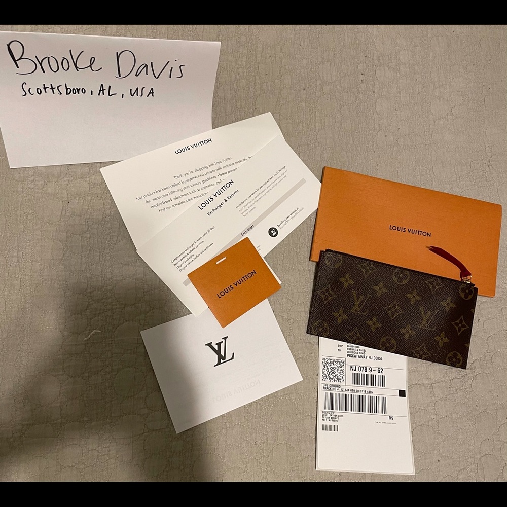 Louis Vuitton Felicie removable pocket insert